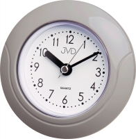 Uhr: JVD SH33.2 Baduhr, grau, Durchmesser 13,5 cm