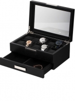 Uhr: Rothenschild Uhren- & Schmuckbox RS-2351-8BL für 10 Uhren black