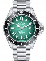 Uhr: Edox 80120-3NM-VDN Skydiver Neptunian Automatik 44mm 100ATM