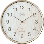 Uhr: JVD RH17.2 -  Wanduhr mit Funkuhrwerk und Holzoptik Zifferblatt