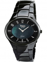 Uhr: Boccia 3216-02 ladies watch ceramic titanium 35mm 3ATM