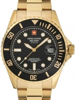 Uhr: Swiss Apline Military 7053.1117 Taucheruhr 42mm 10ATM