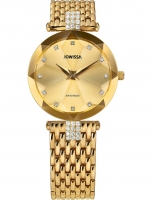 Uhr: Jowissa J5.629.M Facet Strass Damen 29mm 5ATM