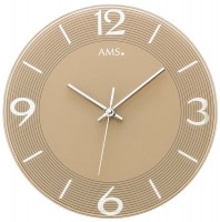 Uhr: AMS 9572 Wanduhr modern - Serie: AMS Design