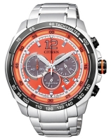 Uhr: Citizen Eco-Drive CA4234-51X Chrono schwarz orange 45mm 100M