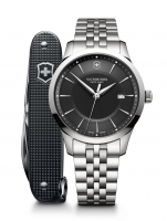 Uhr: Victorinox 241801.1 Alliance Set mit Taschenmesser 40mm 10ATM