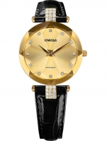 Uhr: Jowissa J5.615.M Facet Strass Damen 29mm 5ATM