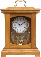Uhr: JVD HS3007.2 Drehpendel-Tischuhr, Eche hell