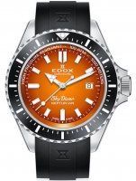 Uhr: Edox 80120-3NCA-ODN Skydiver Neptunian Automatik 44mm 100ATM