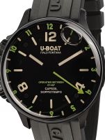 Uhr: U-Boat 8840 Capsoil Doppiotempo DLC GMT 45mm 10ATM