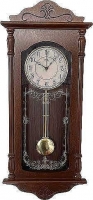 Uhr: AMS 5013 Funkpendeluhr in Nussbaum