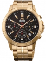 Uhr: Orient FKV00001B0 men`s chronograph 44mm 5ATM