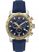 Uhr: Versace VEV800219 Sporty Chronograph Herren 44mm 5ATM