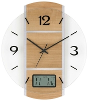 Uhr: AMS 5915 Funkwanduhr modern  Kunststoffgehäuse 16 cm