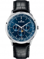 Uhr: Edox 40101-3C-BUIN Les Vauberts Mondphase 42mm 5ATM