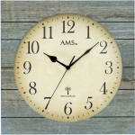 Uhr: AMS 5549 klassische Funkwanduhr  - Serie: AMS Design