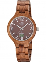 Uhr: Master Time MTGW-10749-81W radio controlled Specialist Wood 43mm 3ATM