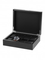 Uhr: Rothenschild Uhrenbox RS-2376-8BL für 8 Uhren schwarz