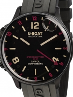 Uhr: U-Boat 8841 Capsoil Doppiotempo DLC GMT 45mm 10ATM