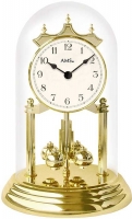 Ceas: 1201 Haller by AMS Tischuhr klassisch messingoptik  Höhe: 23 cm