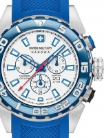 Uhr: Swiss Military Hanowa 06-4324.04.001 Scuba Diver Chronograph 45mm 20ATM