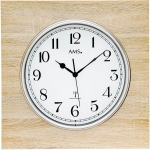 Uhr: AMS 5552  Wanduhr klassische Funkwanduhr   - Serie: AMS Design