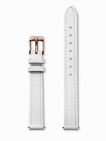 Uhr: Cluse Ersatzband CLS525 [12 mm] weiß m. rosé Schließe