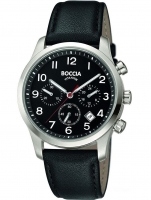 Uhr: Boccia 3749-02 men`s watch chronograph titanium 40mm 5ATM
